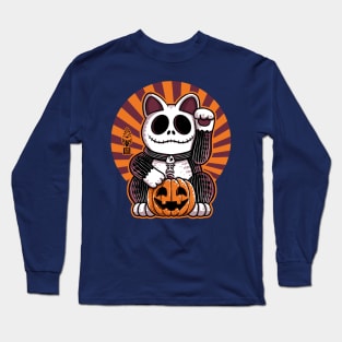 Halloween Neko Long Sleeve T-Shirt